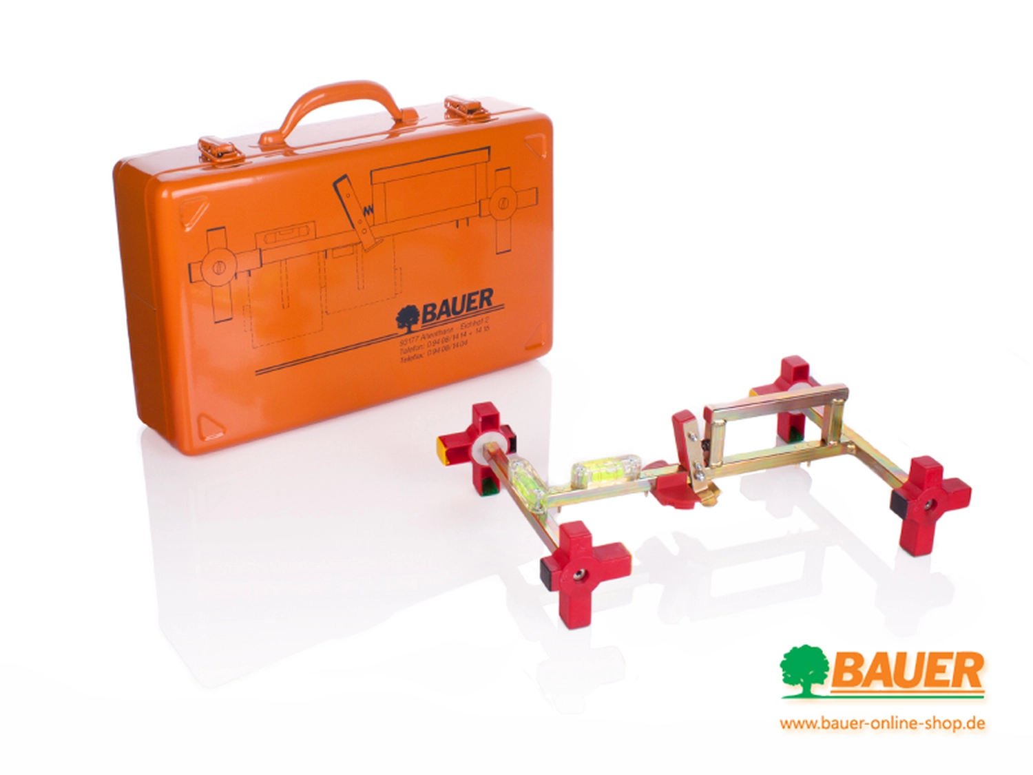 Bauer - Elektrodosensysteme GmbH - Bei diesem Gerät handelt es sich um ein Türmontagewerkzeug bzw. Steckdosensetzwerkzeug